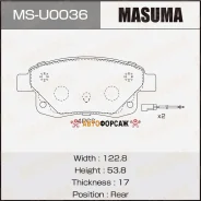 ������� �������� Masuma, P24066 rear (1/12) Masuma MS-U0036 Masuma, ������ MSU0036 ����
