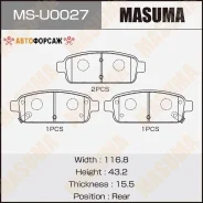 ������� �������� Masuma, NP6055, P59080 rear (1/12) Masuma MS-U0027 Masuma, ������ MSU0027 ����