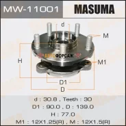 ��������� ���� Masuma front Toyota Auris / NDE150, NRE150 (with ABS) Masuma MW-11001 Masuma, �������� MW11001 ����