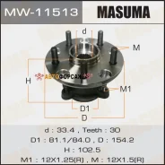 ��������� ���� Masuma rear Toyota MARK X / GRX121 (with ABS) Masuma MW-11513 Masuma, ������ MW11513 ����