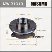 ��������� ���� Masuma front Nissan Qashqai / J11E (with ABS) Masuma MW-21019 Masuma, �������� MW21019 ����