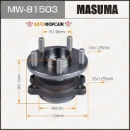 ��������� ���� Masuma rear Subaru Legacy, Legacy B4 / BP9, BL5 (with ABS) Masuma MW-81503 Masuma, ������ MW81503 ����