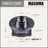 ��������� ���� Masuma front BMW X5 (F15), X6 (F16) (with ABS) Masuma MW-E1005 Masuma, �������� MWE1005 ����