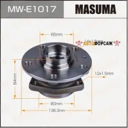 ��������� ���� Masuma front AUDI A3, Skoda Octavia 08- (with ABS) Masuma MW-E1017 Masuma, �������� MWE1017 ����