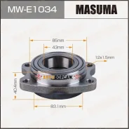 ��������� ���� Masuma front AUDI A4 00-08 Masuma MW-E1034 Masuma, �������� MWE1034 ����