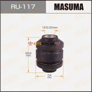 ����������� Masuma Delica /P27/45V, P35W/ front low Masuma RU-117 Masuma RU117 ����
