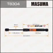���� ������� ��������� Masuma, L=323.8mm (1/40) Masuma T8304 Masuma T8304 ����