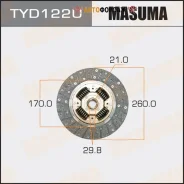 ���� ��������� Masuma 260*170*21*29.8 (1/10) Masuma TYD122U Masuma TYD122U ����