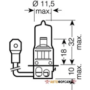 ����� Osram Truckstar PRO (24V, 70W) H3 PK22s 64156TSP Osram 64156TSP Osram 64156TSP ����