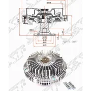 ���������� Toyota Crown 87-07 / Mark II 96-04 SAT ST1621046051 ST1621046051 ����