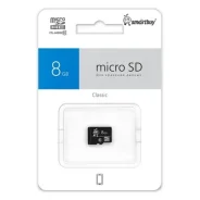 ����� ������ Smartbuy 8GB Class 10 (��� ���������) micro SDHC ����