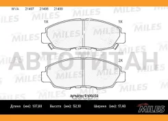 ������� ��������� �������� (��� �������) (����� Semi-Metallic) Honda Accord 2.0-2.2 90-93 (TRW GDB894) E100359 E100359 ����