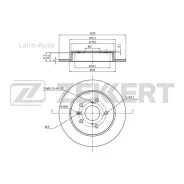 ���� ����. ����. Fiat Sedici 06- Suzuki SX4 (EY GY RW) 06- BS5854 ����