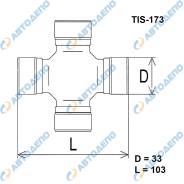 ���������� ���������� ���� Isuzu ELF �������� TIS-173 NKR, NPR, NQR71, NQR75, NMR85 4JJ1 TIS173 ����