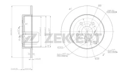 ���� ����. ���. Toyot bs5703 Zekkert BS5703 ����