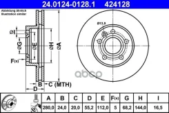 ���� ��������� ATE 24.0124-0128.1 (7D0 615 301C) Ate ���. 24012401281 24012401281 ����