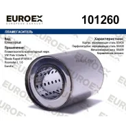 ������������� ������������ VAG POLO V/Jetta VI/Rapid I/Fabia II/Roomster I 1.6 ����. Euroex 101260 101260 ����