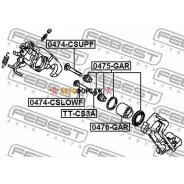 ������� �������� ���������� ������� � ���������� d41.2 | ��� ����/��� | Febest 0476-GAR Febest 0476GAR ����