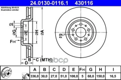 ���� ����. Volvo XC90 2002= Ate ���. 24.0130-0116.1 24013001161 ����
