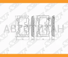 ������� ��������� (�������) Infiniti FX35 08-12 / FX30d 10-13 / FX37 08-13 / FX45 02-09 / Nissan 370 SAT STD10601TG1C, �������� STD10601TG1C ����