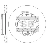 ���� ��������� Renault Duster 11- �������� ����. D 269��. Sangsin Brake SD3092 Sangsin Brake SD3092 SD3092 ����