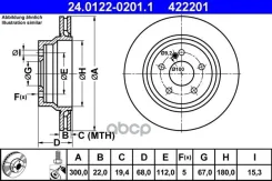 ���� ����. ���. Mercedes W211 02= Ate ���. 24.0122-0201.1 24012202011 ����