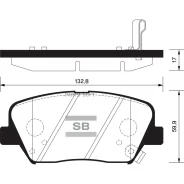 ������� ��������� KIA Sorento 11- Sangsin Brake SP1424 SP1424 ����