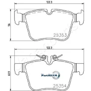 ������� ��������� Mercedes W205 14- ������ Japanparts PP0507AF PP0507AF ����