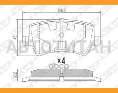 ������� ��������� (�����) Volvo S60 10-13 / XC60 08-17 / Ford S-MAX 10-15 / Volvo S80 06-10 SAT ST31445796, ������ ST31445796 ����