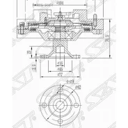 ���������� Toyota Land Cruiser (J80) 84-23 / Land Cruiser Prado 93-96 SAT ST-16210-17010 ST1621017010 ����
