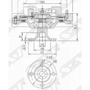���������� Toyota LAND Cruiser 80 1H# 90- SAT ST1621017010 ST1621017010 ����