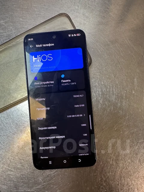 Tecno Spark 30 Pro. �/�, 128 ��, �����, 3G, 4G LTE, 5G, NFC ����