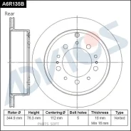 ���� ��������� Lexus/Toyota LAND Cruiser/LX570 07- ����. Advics A6R135B A6R135B ����