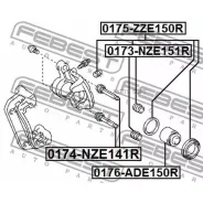 ������� ������� ������ Toyota Corolla E150 2006-2013 0176-ADE150R Febest 0176ADE150R 0176ADE150R ����