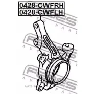 ����� ���������� ����� Mitsubishi Outlander CW# 2006-2012 0428-Cwflh Febest 0428Cwflh 0428CWFLH ����