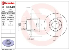08.2953.20_���� ���� 08295320 Brembo 08295320 ����