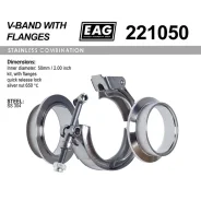 ����� V-Band 50��/2.0 �-� (� �������� SS304) 221050 ����