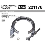 ����� V-Band 76��/3.0 SS304 221176 ����