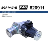 ������ EGR PSA C3/C4/C5/Berlingo/Jumpy/FORD Focus III/Fiesta VI/C-Max II/Galaxy II/Mondeo V/Volvo V40/50/60 S40/S60/S80 EAG 620911 ����