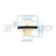 ������ �������� Hyundai (�����. ���-�� ������ 10 ��) Zekkert BE-1527 BE1527 ����