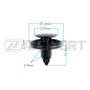 ������ �������� Mitsubishi Toyota BYD (�����. ���-�� ������ 10 ��) Zekkert BE-1872 BE1872 ����