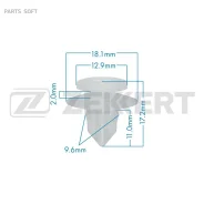 ������ �������� Toyota Great wall (�����. ���-�� ������ 10 ��) Zekkert BE-1945 BE1945 ����