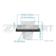 ������ �������� Hyundai (�����. ���-�� ������ 10 ��) Zekkert BE-3512 BE3512 ����