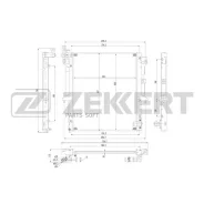 �������� ���������� ��������� Mitsubishi L200 III 05- Zekkert MK-1577 MK1577 ����