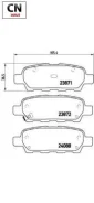 ������� �������� � P56046 876 01=D1244M-01=887 001-SX, Brembo P56046 P56046 ����