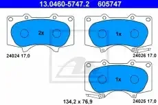 ������� �������� �. Toyota Land Cruiser 4.0i/3.0D 03 13.0460-5747.2 988 00 ! ATE 13.0460-5747.2 13046057472 ����