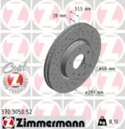 ���� ��������� ! Sport �����. 297x28/52-5x114 Mazda 6/CX-5 2.0/2.2TD 11 Zimmermann 370.3050.52 370305052 ����