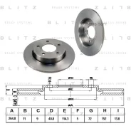 ���� ��������� Mazda 3 03- ����. Blitz BS0204 BS0204 ����