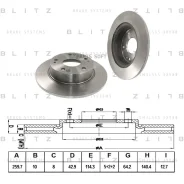 ���� ��������� Honda Accord 03- ����. Blitz BS0276 BS0276 ����