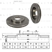 ���� ��������� Nissan Tiida/CUBE 07- �����. ����. Blitz BS0325 BS0325 ����